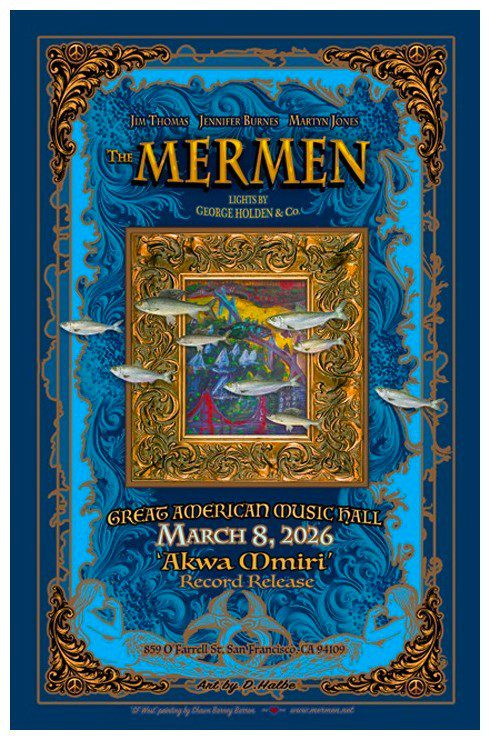 2026.3.8 THE MERMEN at Great American Music Hall SF CA