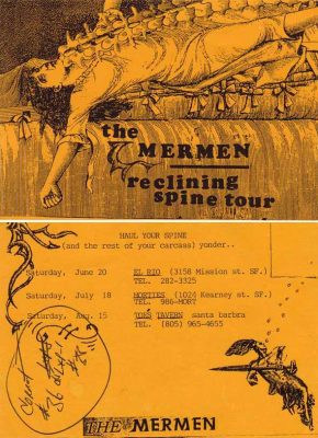 1992 THE MERMEN Reclining Spine Tour