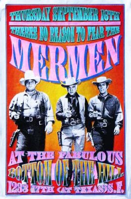 19930916 THE MERMEN, Bottom of the Hill, SF, CA / Poster by Ron Donovan