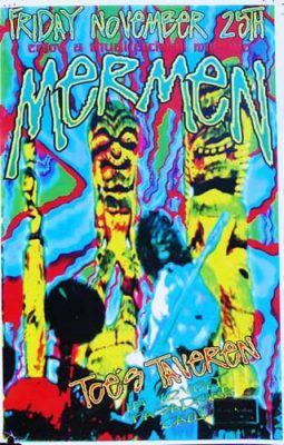 19941125 THE MERMEN, Toe's Tavern, Pasadena, CA / Poster by Ron Donovan