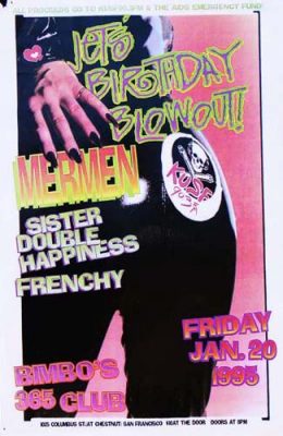 19950120 THE MERMEN, Jet's Birthday Blow-Out (KUSF) Bimbo's, SF, CA