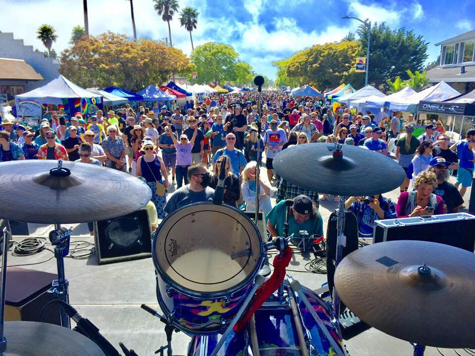 20220625 Pleasure Point Street Fair 2022 photo by Martyn Jones "My view from the stage in Santa Cruz the other day. Can you see yourself?"
