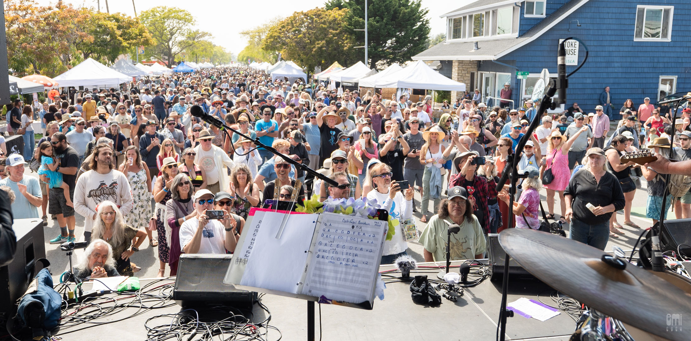 2024.6.22 The Mermen at Pleasure Point Street Fair Santa Cruz CA. photo by emi